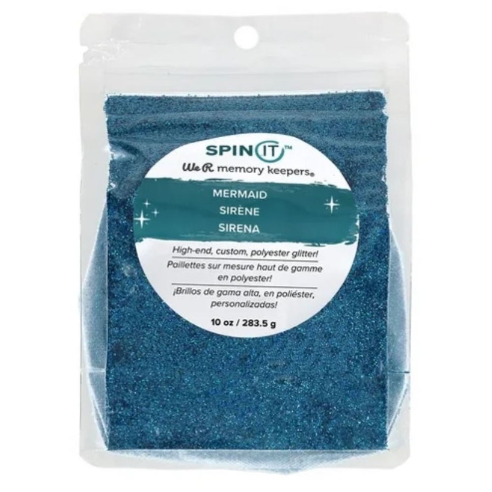 We R Memory Spin It Glitter 10oz 117 Mermaid Blue
